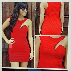 Sexy cut out dress